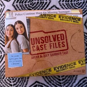 Unsolved Case Files Mystery Game - Avery & Zoe Gardner Case